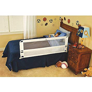 Regalo Hide Away Extra Long Bed Rail, White (2-Pack)