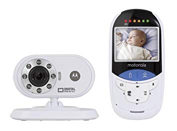 Motorola MBP27T 2.4 GHz Digital Video Baby Monitor with 2.4-Inch Color LCD and Touchless...