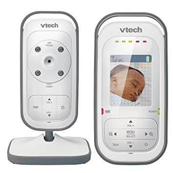 VTech VM511 Blue Video Baby Monitor with Automatic Infared Night Vision, Talk-back Intercom, Digitized...