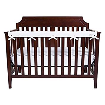 Trend Lab Waterproof CribWrap Rail Cover - For Narrow Long Crib Rails Made to Fit Rails up to 8