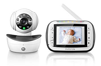 Motorola Digital Video Baby Monitor with Video 2.8 Inch Color Screen, Infrared Night Vision, with Camera Pan,...