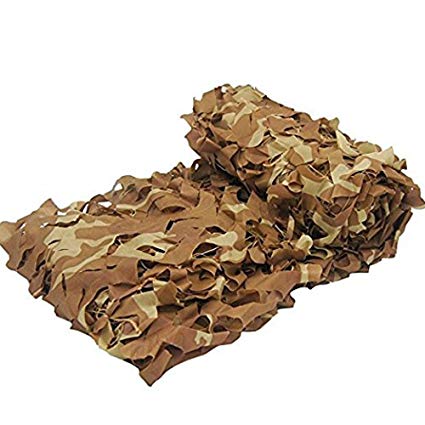 Camouflage Camo Net,MELIIO Camo Netting Camping Military Hunting Shooting Sunscreen Nets Hide Woodlands jungle for Army Shooting Party Decoration Themed Hide Woodlands Jungle 13ftx16.4ft (4mx5m)