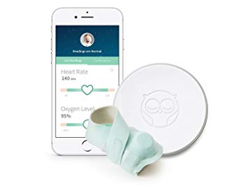 Owlet Smart Sock 2 Baby Monitor - Track Your Infant's Heart Rate & Oxygen Levels